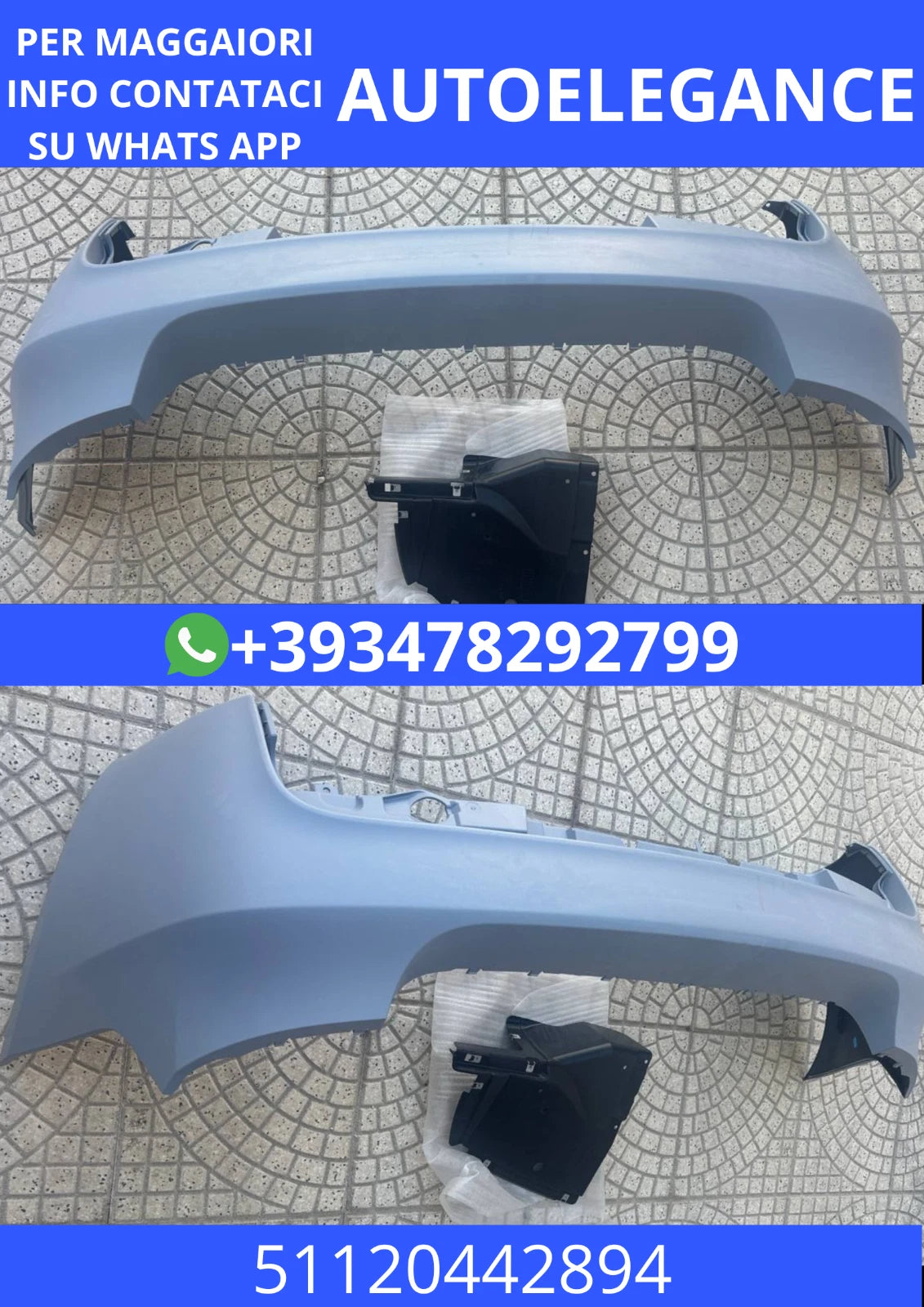 🎀Paraurti Posteriore BMW 1 (E87) 118 D - 51120442894🎀