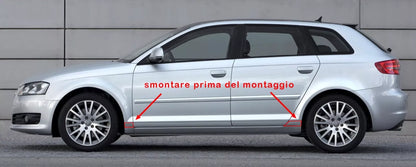 🔥MINOGONNE ADATTO PER  AUDI A3 SPORTBACK 5 PORTE S3 STILE ( 2005-2012 ) 🔥