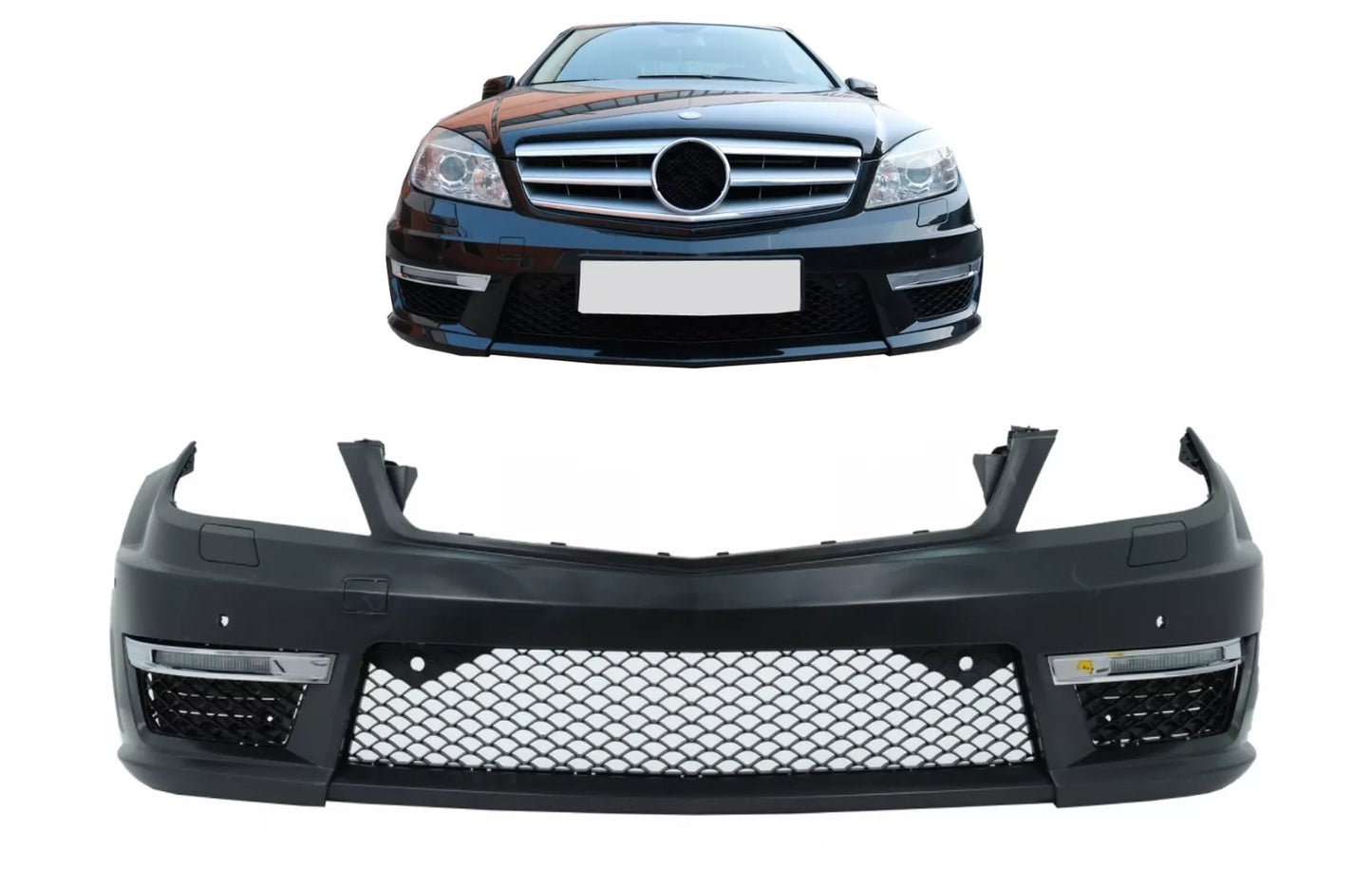 🤩Paraurti per Mercedes Classe C W204 S204 C204 07-15 Facelift C63 Design🤩