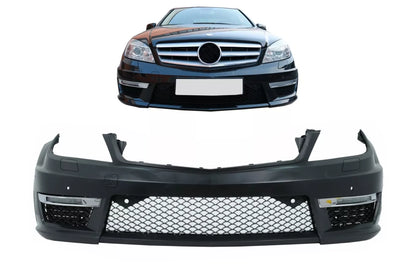 🤩Paraurti per Mercedes Classe C W204 S204 C204 07-15 Facelift C63 Design🤩