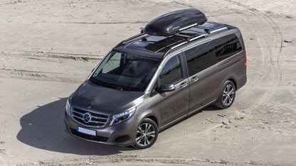 🤩Barre Tetto per Mercedes V W447 14+ Passo lungo LWB Alluminio Mancorrenti🤩