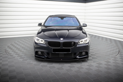 💫Street+ Splitter Anteriore V.4 adatto per BMW Serie 5 F10/F11 M-Pack Nero💫