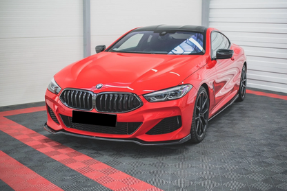 💫ART.8636 Street+ Splitter Anteriore V.2 per BMW 8 Coupe G15 / 8 Gran Coupe💫