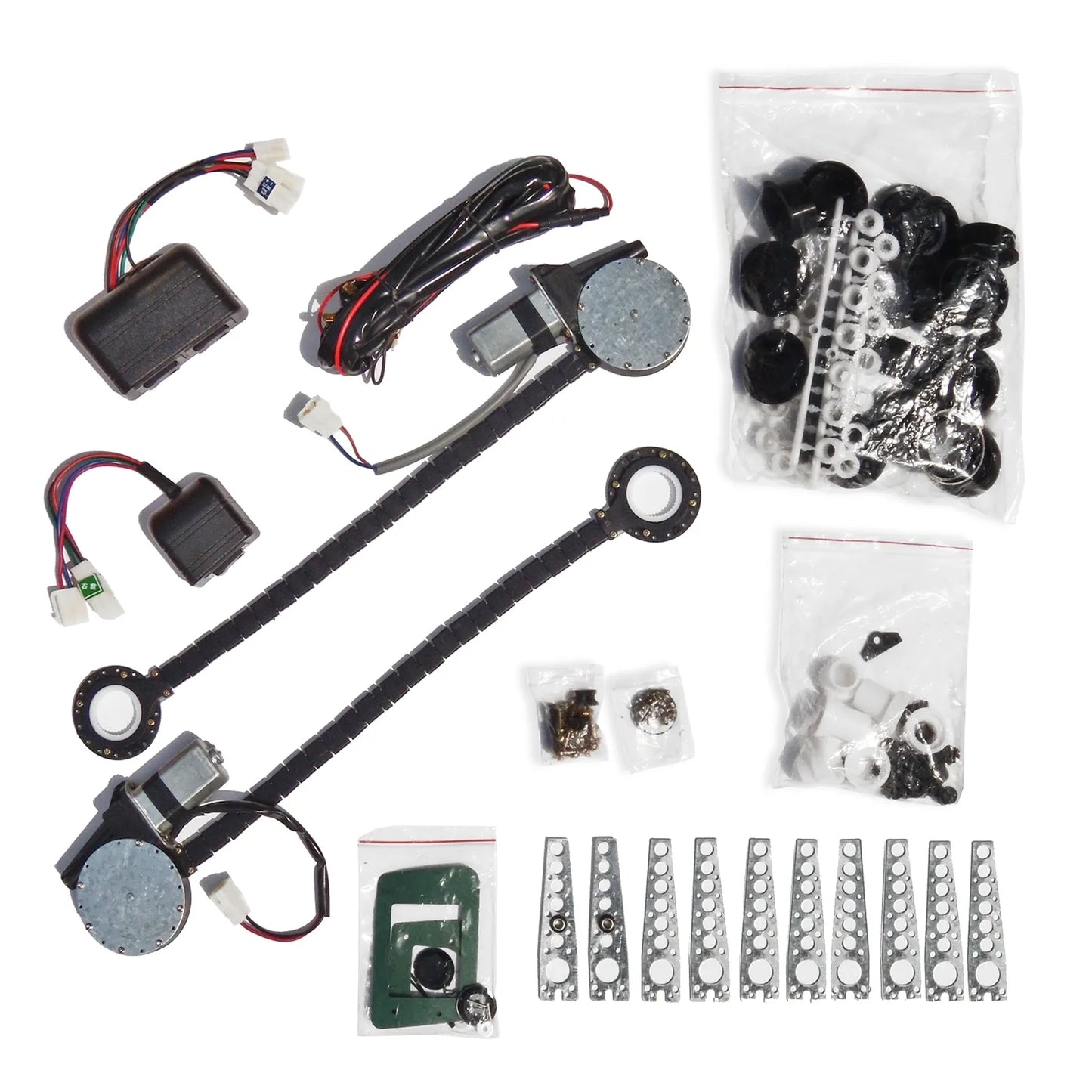 😊JOM alzacristallo elettrico universale 2 porte set completo universale😊