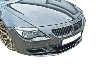 ✨SPLITTER  anteriore V1 design nero lucido ABS ADATTO per BMW M6 E63 ✨