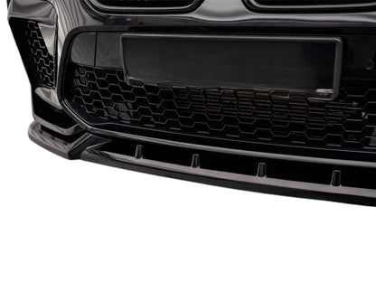 ✨SPLITTER Anteriore V2 per BMW X6 M F96 Nero Lucido ABS 2020+✨