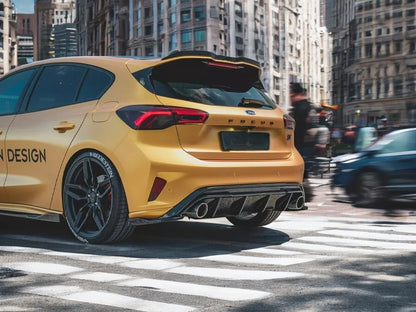 ✨DIFFUSORE posteriore  nero lucido ABS per Ford Focus ST MK4 2019+✨