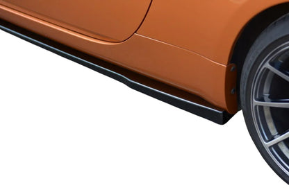 ✨MINIGONNE Laterali Design Nero Lucido ABS Per Nissan 350Z 2003-2008✨