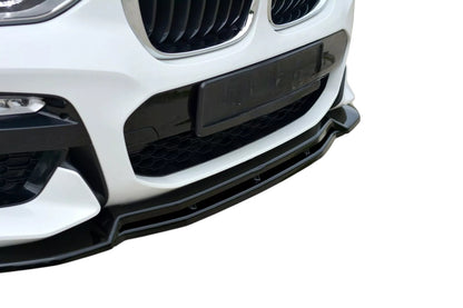 ✨Splitter anteriore V1 design nero lucido ABS per BMW X3 G01   2018 +✨