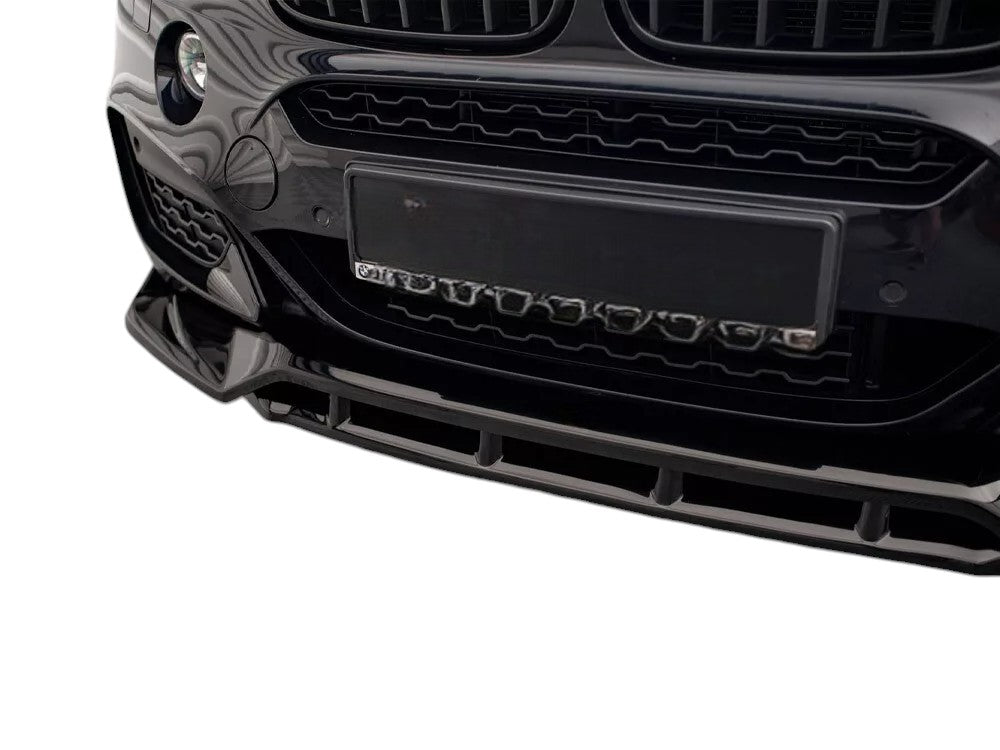 ✨Splitter anteriore V3 nero lucido ADATTO PER BMW X6 M Sport F16 2014-2019✨
