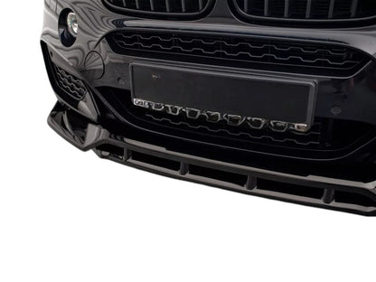 ✨Splitter anteriore V3 nero lucido ADATTO PER BMW X6 M Sport F16 2014-2019✨