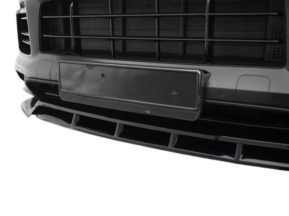✨SPLITTER per Porsche Cayenne Sport Design MK3 nero lucido 2018-2023✨