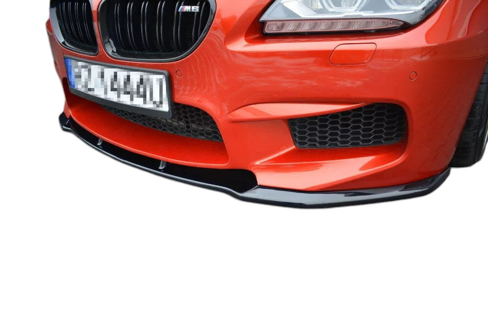 ✨SPLITTER design nero lucido ABS per BMW M6 Gran Coupe 2012-2014✨