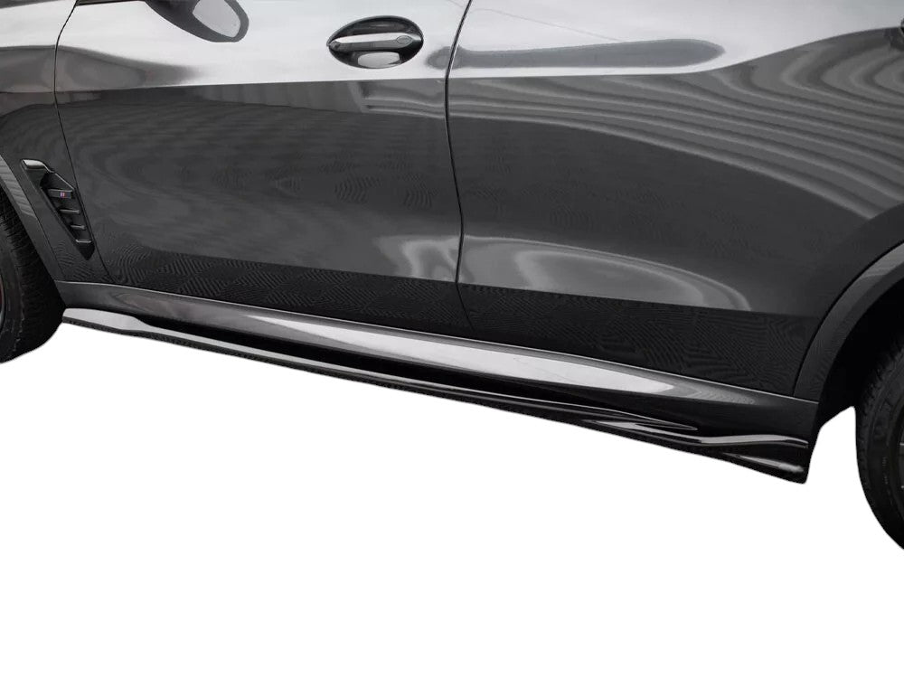 ✨MINIGONNE laterali  Design per BMW X5 M nero lucido ABS 2023+✨
