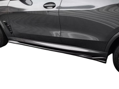 ✨MINIGONNE laterali  Design per BMW X5 M nero lucido ABS 2023+✨