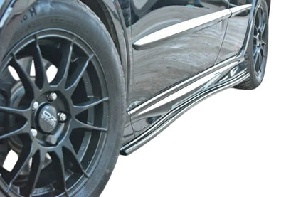 ✨MINIGONNE LATERALI design nero lucido ABS per Honda Civic Mk8 tipo S/R✨