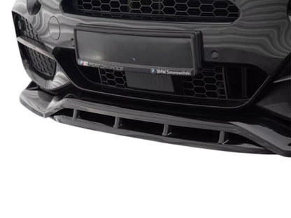 ✨Splitter anteriore V3 design nero lucido ABS per BMW X5 M-Pack F15✨
