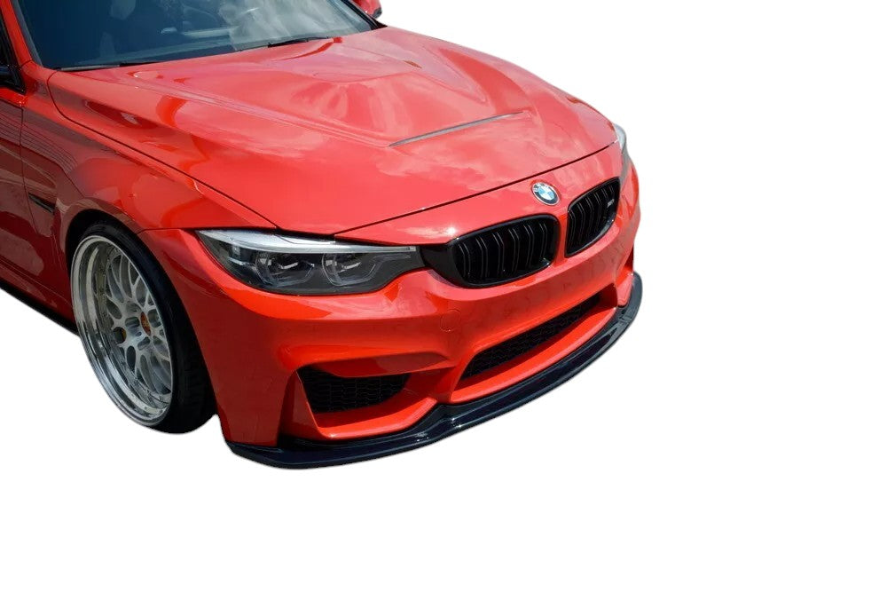 ✨SPLITTER anteriore V1 design nero lucido ABS per BMW M3 F80-✨