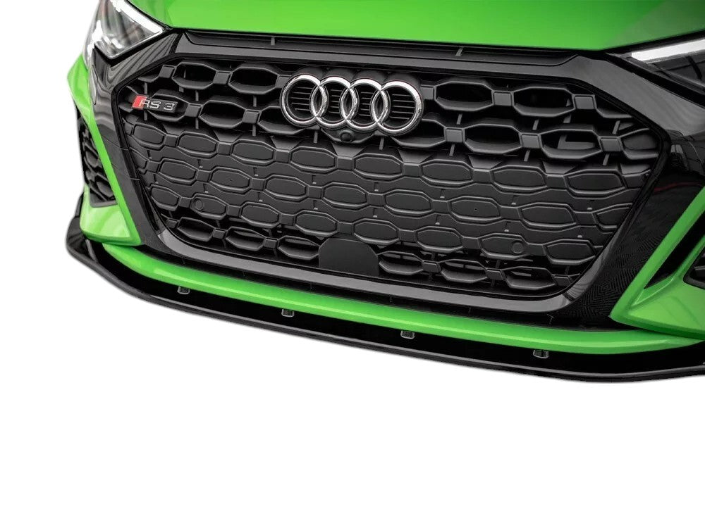✨SPLITTER Anteriore V2 design lucido ABS per AUDI RS3 8Y  2020+✨