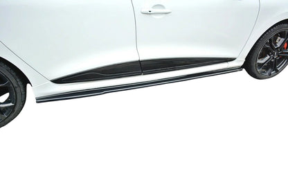 ✨MINIGONNE LATERALI nero lucido ABS per Renault Clio Mk4 RS 2013-2019✨
