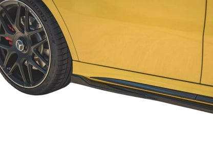 ✨Minigonne Laterali Nero Lucido adatte Per Mercedes-AMG A45s W177✨