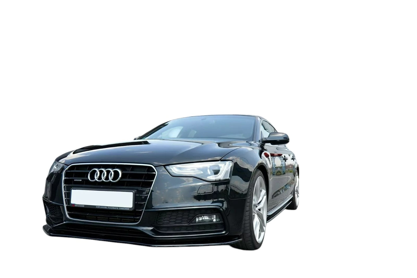 ✨Splitter V1 design lucido ABS per Audi S5/A5 S-Line 8T FL 2011-2016✨