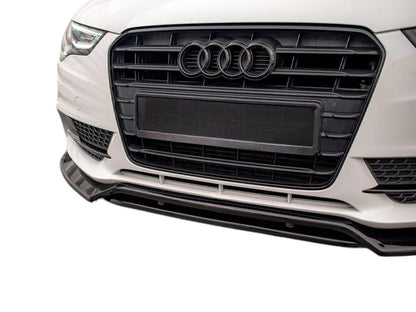 ✨Splitter Anteriore V2 per Audi A5 8T Coupe Facelift Lucido Nero ABS✨