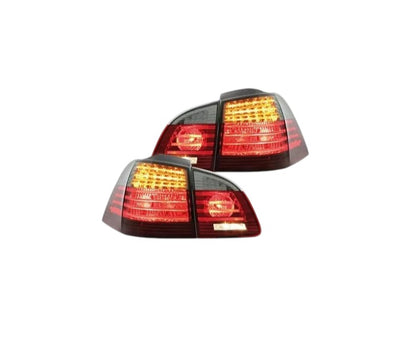 Fanali posteriori LED per BMW E61 Touring 2004-2007 rosso fumo set luci posteriori