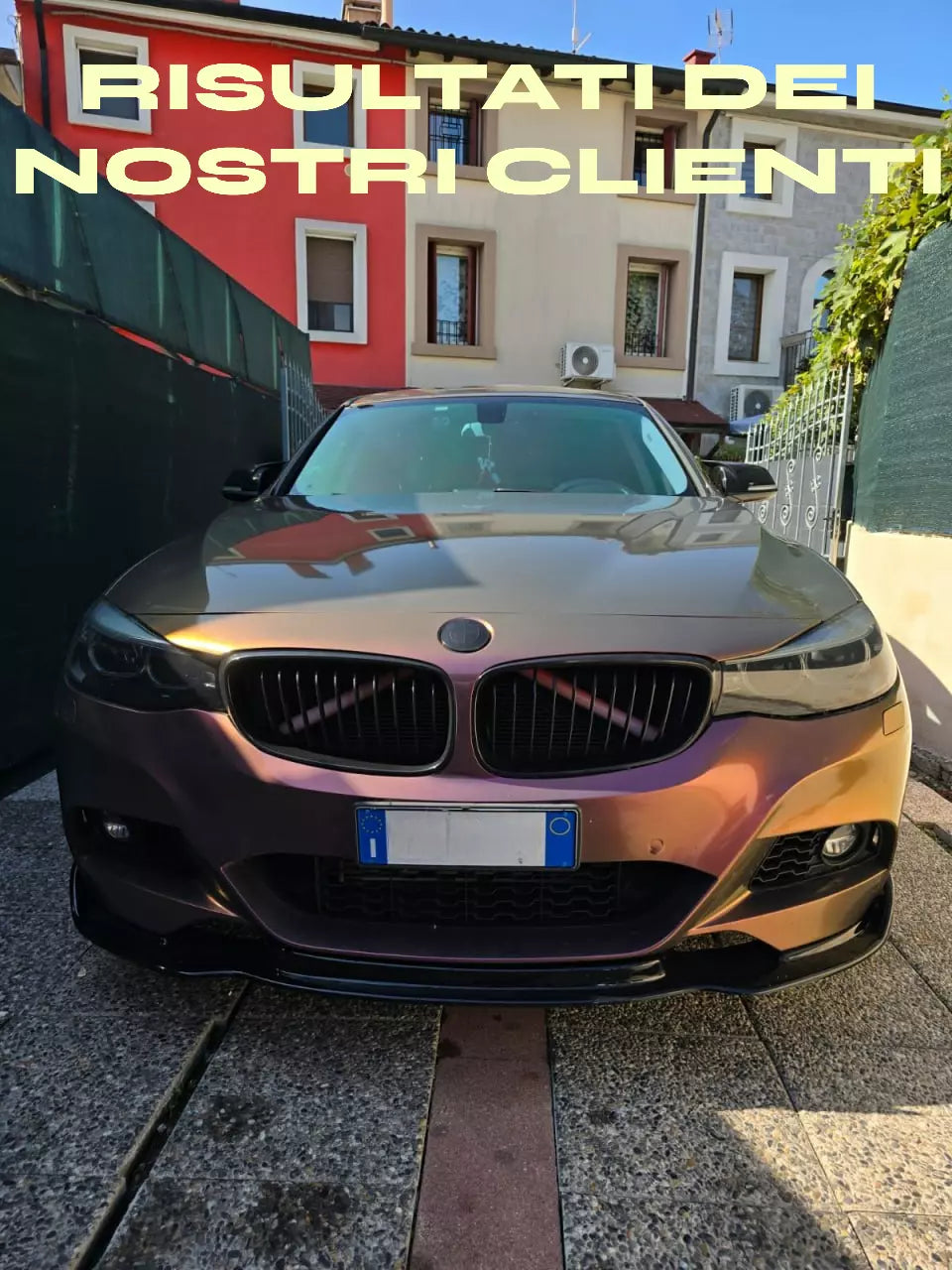 ✨SPLITTER NERO LUCIDO ADATTO PER BMW SERIE 3 GT F34 2012+ M SPORT LOOK HAMMAN ✨