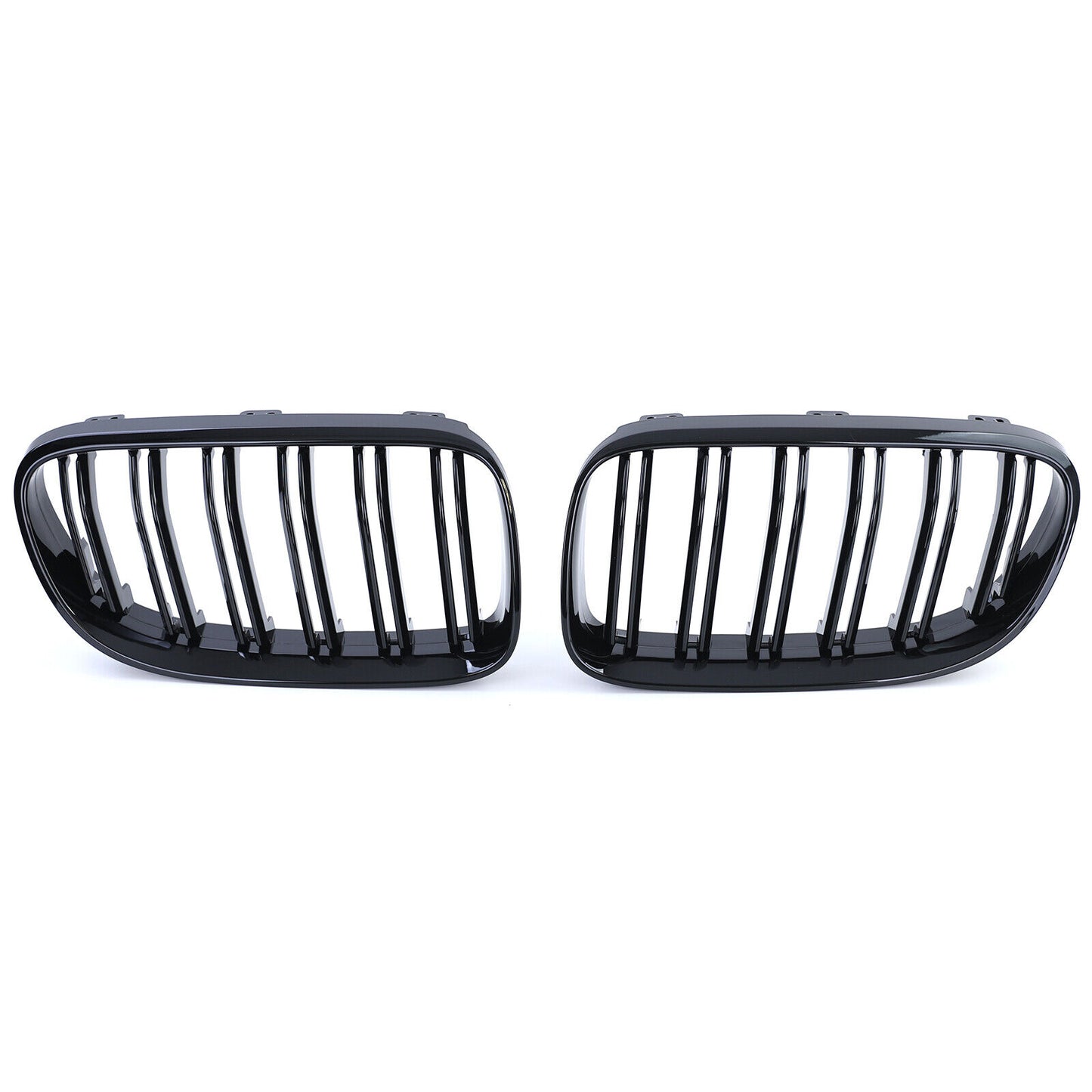 Griglia del radiatore sportiva doppia barra lucida per prestazioni compatibile per BMW Serie 3 E92 E93 10-13
