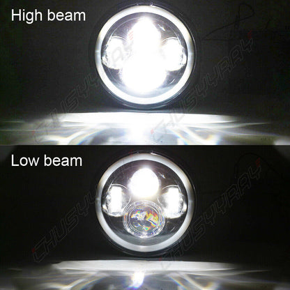 4PCS 5.75" 5-3/4" Round LED Headlights for Chevy Chevelle 1964-1970 Malibu 