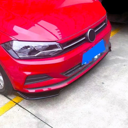 😎Glossy Black Splitter KIT suitable for VW Polo MK6 AW GTI R 2018+😎 