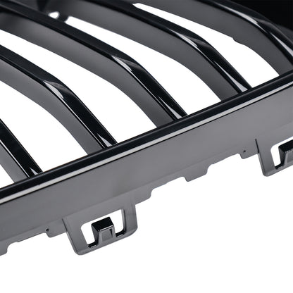 Griglia rene ponte singola adatta per BMW Serie 2 F22 F23 F87 nero pianoforte
