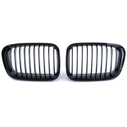 Griglia del radiatore lucida ad alte prestazioni aftermarket compatibile con BMW Serie 3 E46 Limousine Touring 98-01