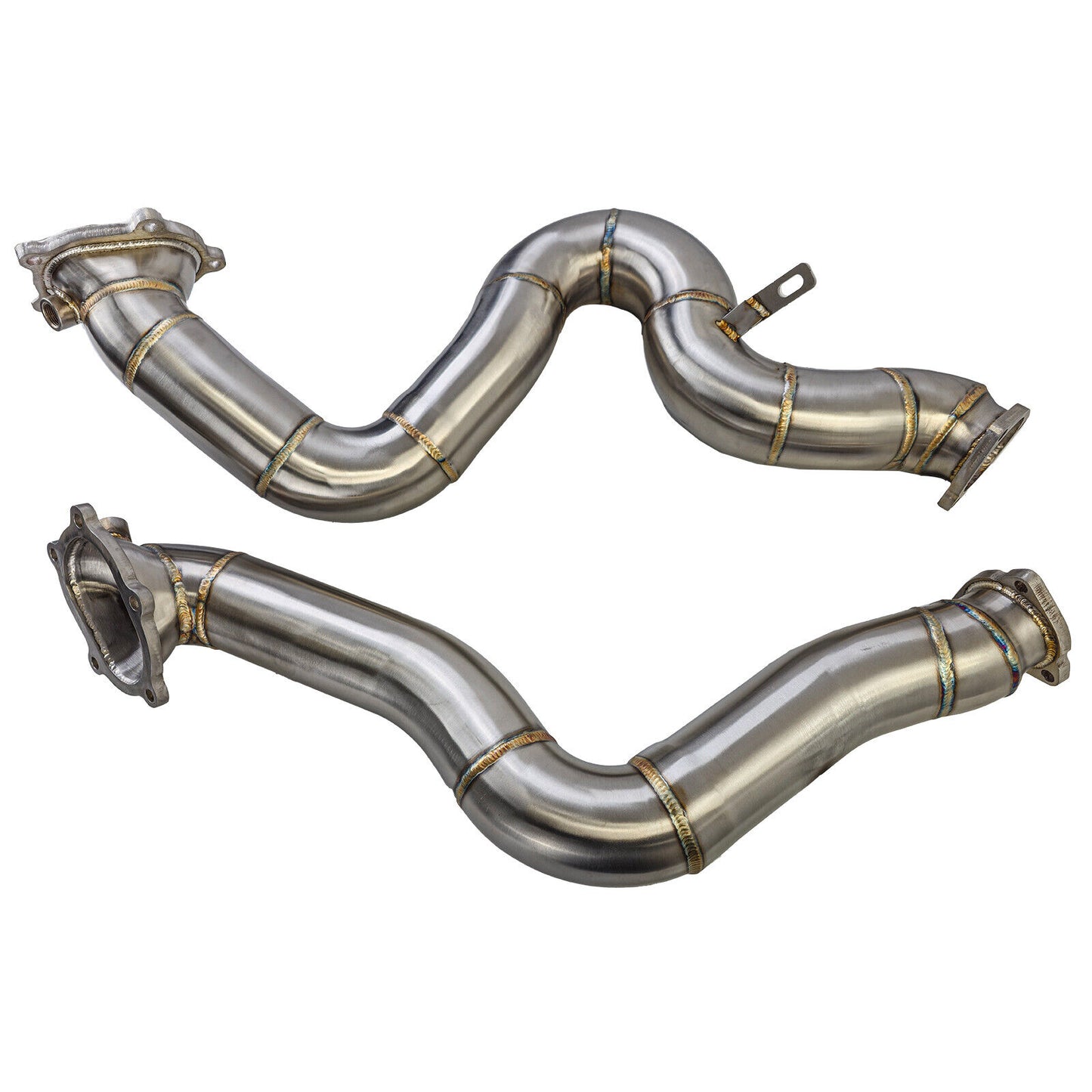 Tubi di ricambio racing in acciaio inox per Audi S6 RS6 4G A7 S7 RS7 12-18