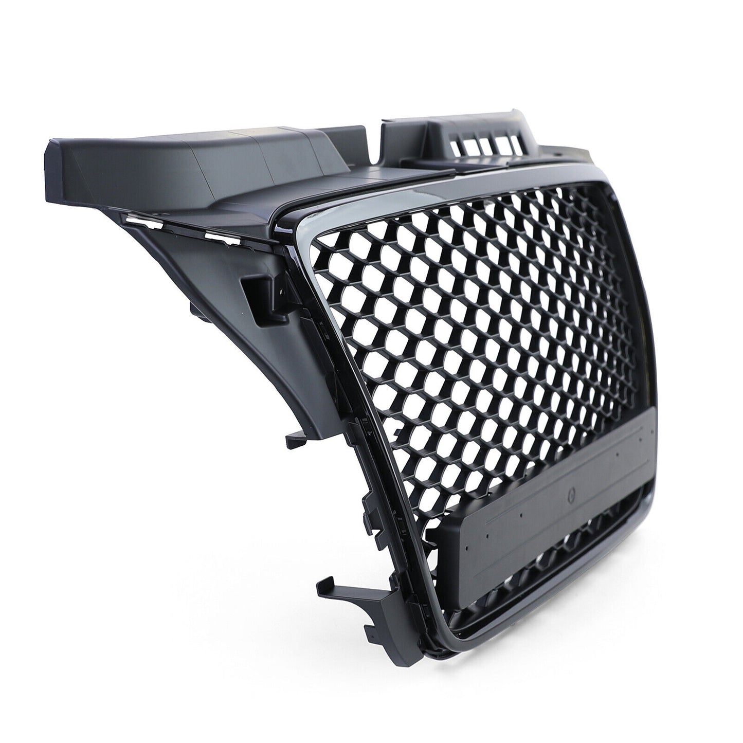 Griglia radiatore a nido d'ape look sportivo nero lucido opaco per Audi A3 8P