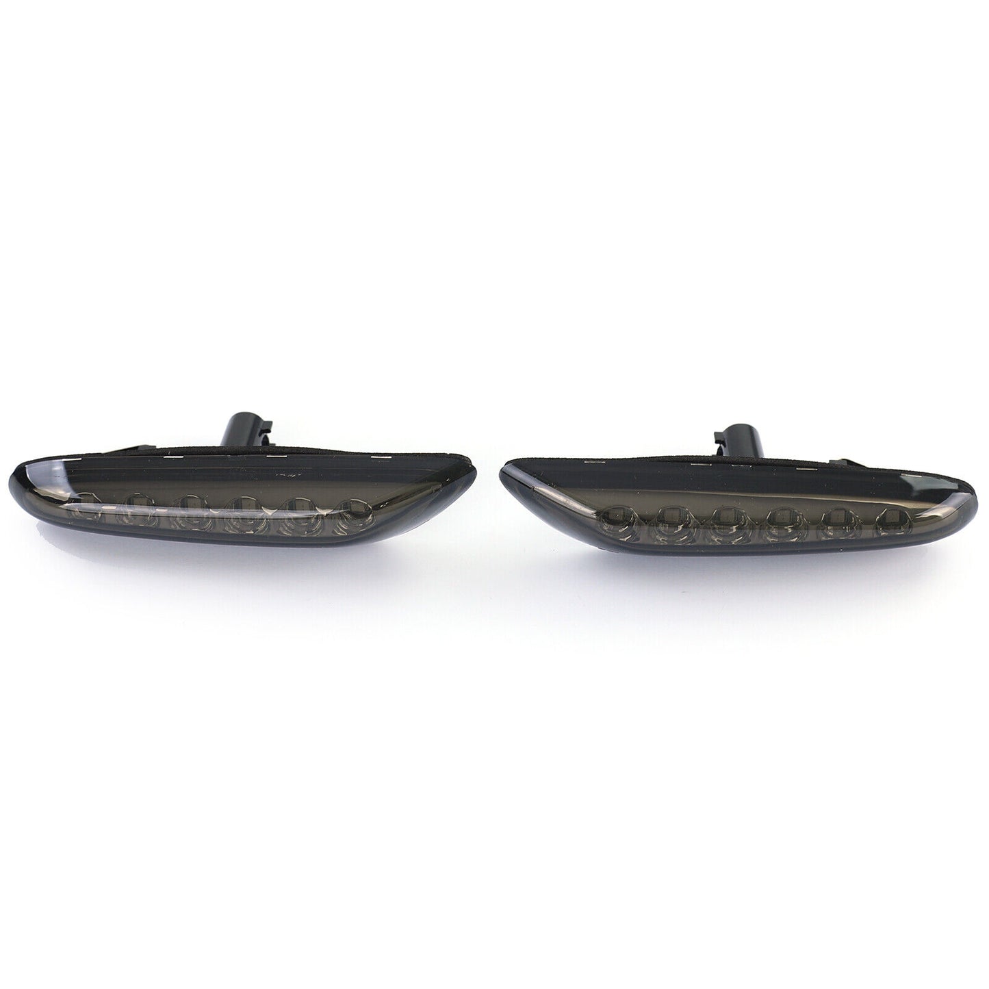 Coppia frecce laterali a LED fumo nero adatte per BMW Serie 5 E60 E61 X1 E84 X3 AUTOELEGANCERICAMBI
