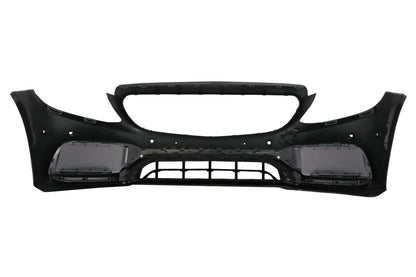 Bumper for Mercedes C W205 S205 A205 C205 2014-2020 Facelift C63 Look 