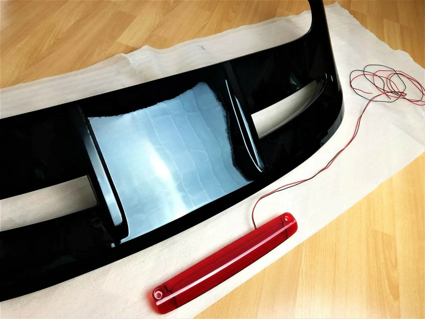 ⚡Glossy Black Spoiler Suitable for Ford Fiesta 'ST Look' Style MK7 MK7.5⚡