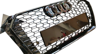 💕ART. 0197 GRIGLIA AUDI A4 B9 2015-2019 LOOK RS4 NERO LUCIDO💕