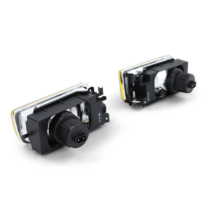 Fog lamp yellow grooved with bracket suitable for BMW E36 also M3 90-99 