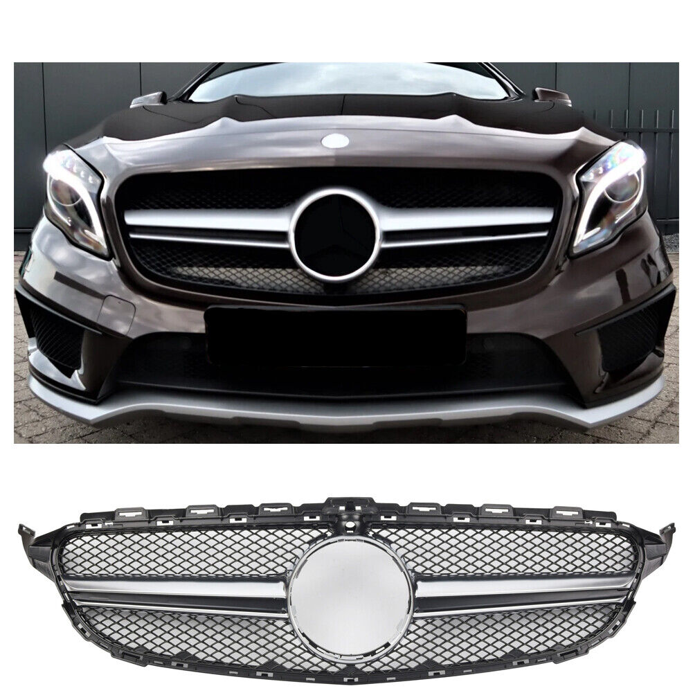 Sports grille for Mercedes X156 GLA-Class in AMG LOOK 