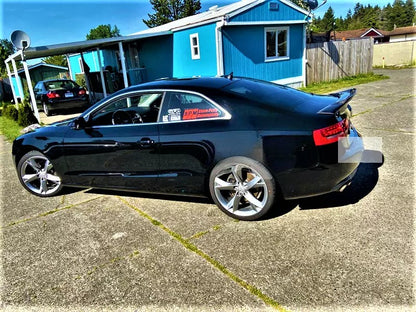 😎KIT Spoiler Nero Lucido Adatti Per Audi A5 B8 8T Coupe 2007-2016😎