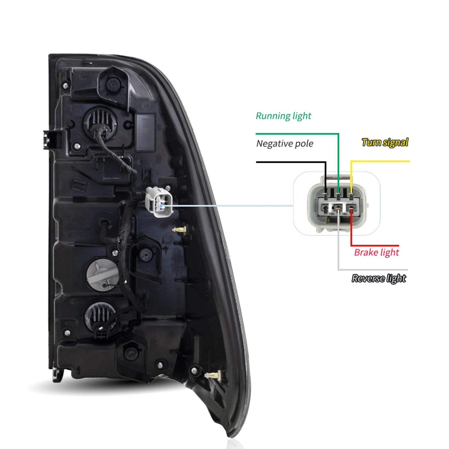 🔥ART.2854 Fanali Posteriori a LED Fumé con Animazione Start-Up – Toyota Hilux🔥