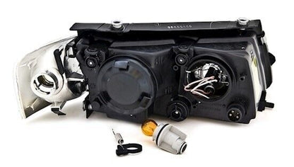 Set fari Angel Eyes per VW Passat 3B 96-00 con indicatore di direzione anteriore