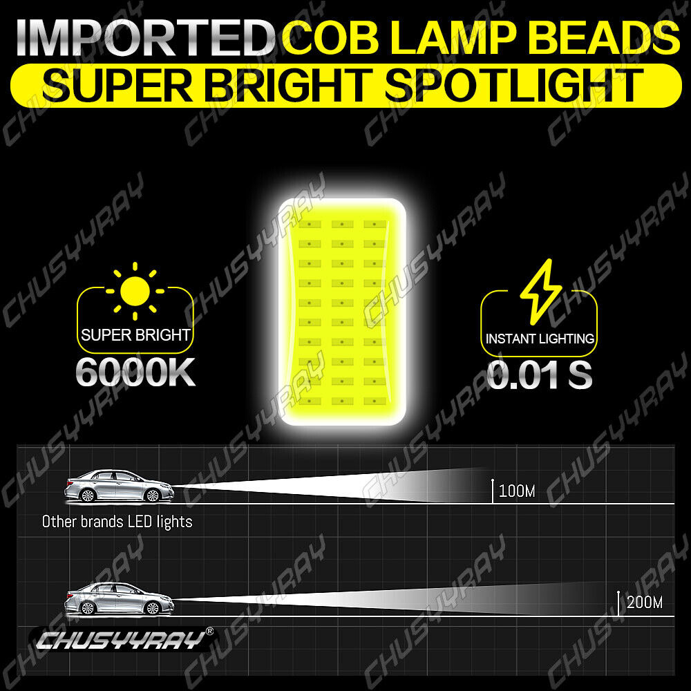 Per Toyota Highlander 2015-2019 6x LED Fari Fendinebbia Lampadine Combo Kit 6000