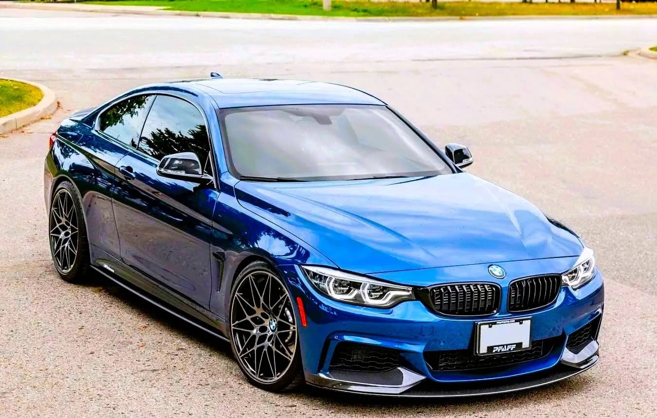 🔥KIT Splitter Nero Lucido Adatto Per BMW Serie 4 F32 F33 F36 M Sport 2013-20🔥