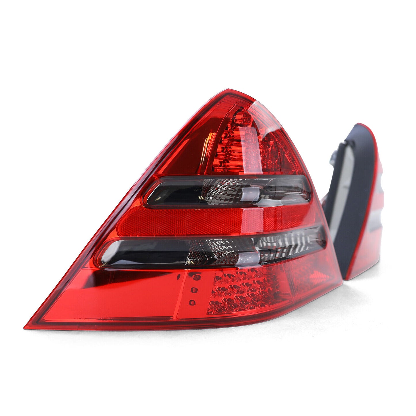 Set fanali posteriori a LED + terza luce stop rosso nero per Mercedes SLK R170