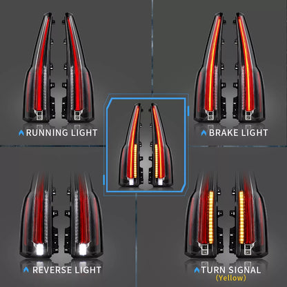 ⭐ART.2946 Fanali Posteriori a LED Stile Cadillac Escalade – GMC Yukon 2015–2020⭐