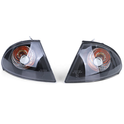 Clear Glass Smoked Black Turn Signal Light Suitable for BMW 3 Series 